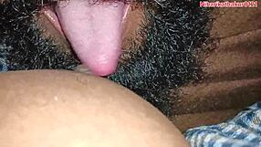 Stepmom's Massive Tits Get Played With and Nipples Sucked Hungrily