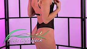 hannahjames710 tries on sexy lingerie bodysuits