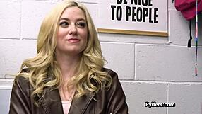 super slutty teen chokes on cock for stealing bikini at work