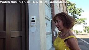 Granny gets drenched in cum at the wild sex club!