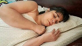 Stepmom's fat tits and curvy body make perfect breakfast for horny stepson!