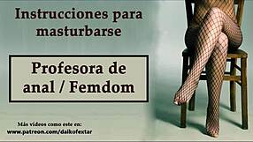 spanish anal joi femdom teacher hypnotizes hands-free