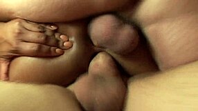 i can't get enough of this big tits black milf in our wild threesome