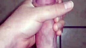 hey watch me stroke and cum all over myself