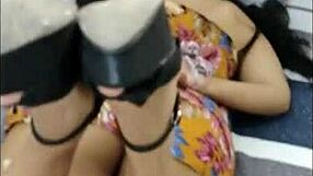 she models tall heels in short dress flashing her sweet wet college panties