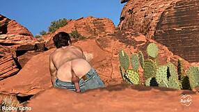 I finger my ass outside till I cum