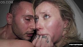 college quickie turns rough with deepthroat doggystyle and facial cumshot