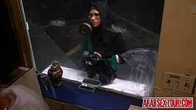 Arab beauty books hotel for rough doggystyle pounding