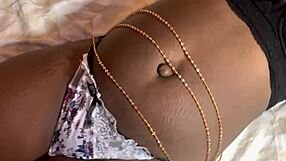 Panty-Clad African Girlfriend Takes Rough Monster Cock Pounding from Lover in Quickie Fuck