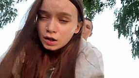 so there i was fucking my best friend's hot girlfriend hard in the forest while he set up the tent and bonfire