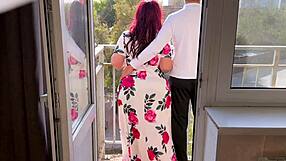 stepmom, it was cold so stepson warmed my fat ass with big cock