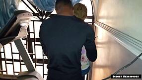 oh man... gym instructor can't resist fuckin this big ass 45yo's horny pussy with bbc