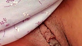 rubbing my big wet hairy pussy