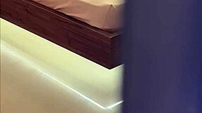 caught my busty stepmom super hot in her room milking me dry behind his back