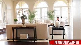 Ebony Havana Ginger Dominates Chad Diamond's Ass With Massive Strapon