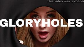 Gorgeous British Blonde Fakes Tits Orgasm in Lingerie Masturbation