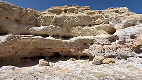 we found a tourist cave in portugal and explored it our naughty way curvy brazilian damiana style