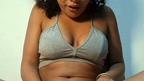 i rub my big clit with vibrator and squirt twice alone