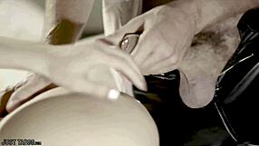 Petite Blonde Teen Prostitute Takes Old Man's Huge Cock. Hardcore Blowjob and Pussy Fuck Begins Prostitution Future!