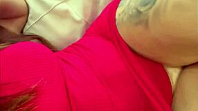 Latina brunette licks her own big ass pussy solo muff diving to explosive orgasm