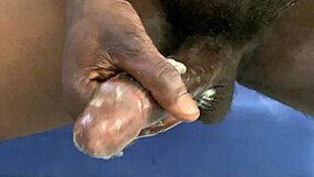 my thick natural tits drip with ice cream off my throbbing cock