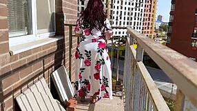 stepmom, it was cold so stepson warmed my fat ass with big cock