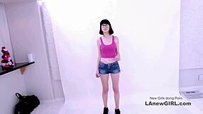 Fuck yes pound that sultry brunette model's wet holes now!