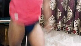 small clitty femboy flexes workout skills on boyfriend's video call