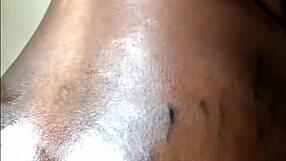 Curvy Pregnant Ebony Rides Dildo with Fat Ass and Huge Boobs