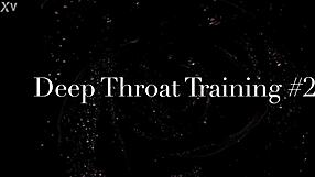 Sloppiest Gagging Deepthroat Training Punishes Cute Slut