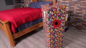 adalind gray fills holiday gloryhole with creampie deepthroat blowjob