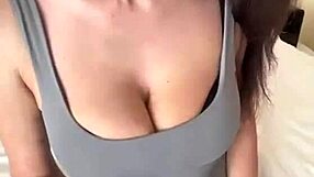 Wife Flashes Her Huge Natural Tits And Thick Nipples For Everyone