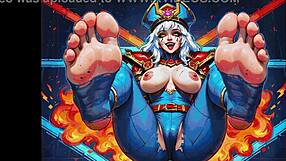 vaporfeet chill ai generated hmv foot fetish music video