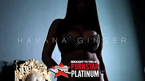 Ebony Havana Ginger Dominates Chad Diamond's Ass With Massive Strapon