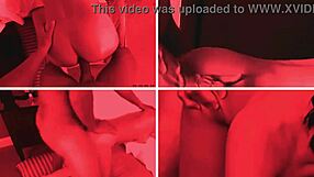 Chariya screams for more anal four times she loves it in red room!