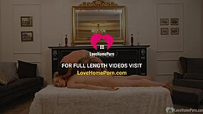 Milf massage escalates to oiled pussy titty fuck pounding