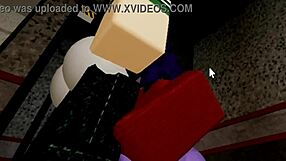 Bent Over FNAF Roblox Sluts Ride and Suck Big Cocks