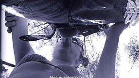 imagine deepthroating bluee's monster cock outdoors till facial cumshot