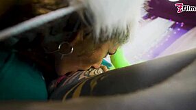 tattooed skinny sluts ride dildos lick pussies in wild costume orgy