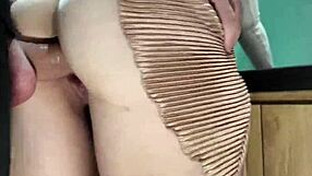 every time her husband leaves, i corrupt my stepdaughter-in-law's tight pussy with my monster cock creampie