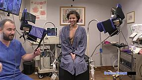 Dr Tampa Humiliates Rebel Wyatt in Tampa University Pierced Pussy Exam