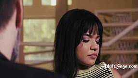 imagine this young heiress's tight ass stretched by butler's 10-inch monster in blackmail tale 😈