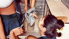 that hot desi teen uttaran20 seduces her roommate for a wild threesome bang