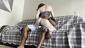 Blonde brazilian big tits babe bares pussy rides bbc creampie multiple times