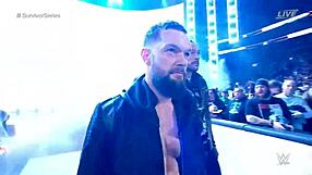 aj styles battles finn balor in intense survivor series 2022 wrestling