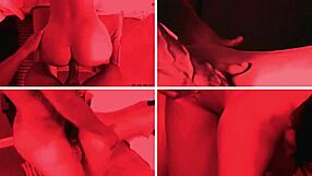 Chariya screams for more anal four times she loves it in red room!