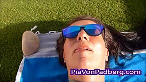 Hot Milf Pia von Padberg Craves Outdoor Creampie Doggystyle Ride