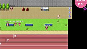 entering the gym and fucking the huge tits college cheerleader leader outdoors part 4