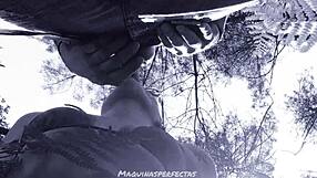 imagine deepthroating bluee's monster cock outdoors till facial cumshot