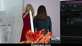 Step Mom Fucks Father-in-Law at Thanksgiving Feast?